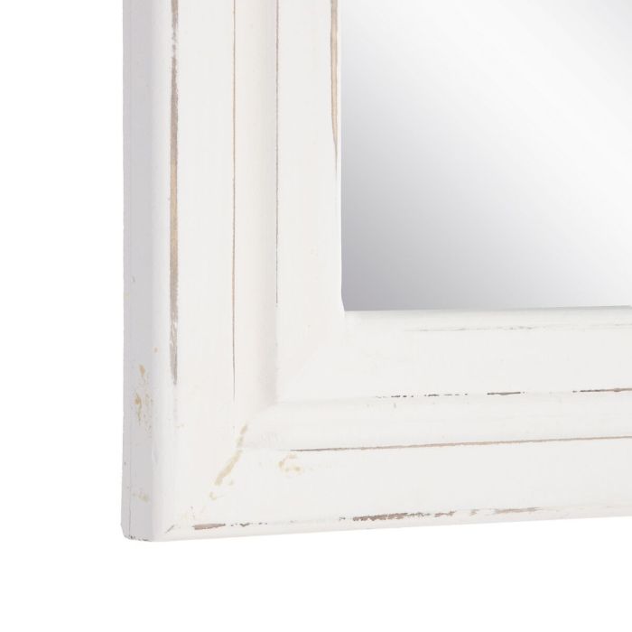 Espejo de pared 63 x 3 x 110 cm Blanco Madera de abeto 2