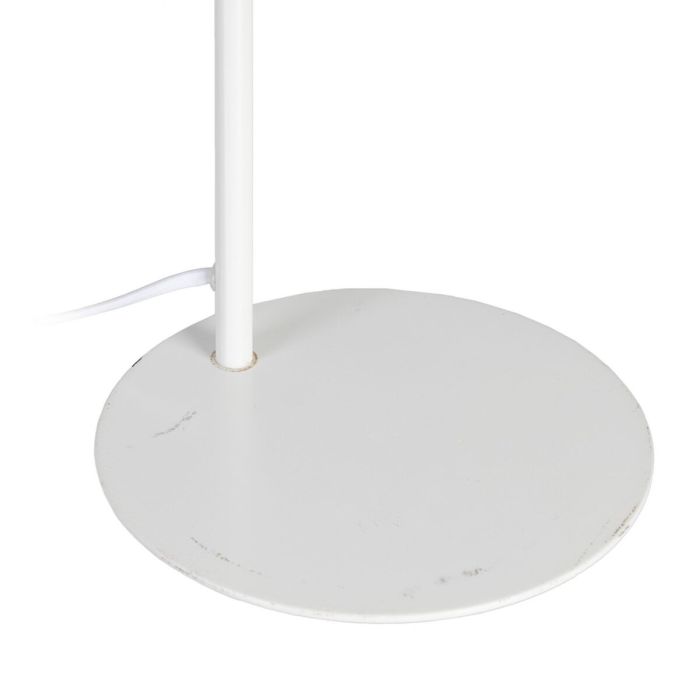 Lámpara de mesa Blanco Beige Hierro Ratán 60 W 220 V 240 V 220-240 V 22 x 17,5 x 50 cm 2