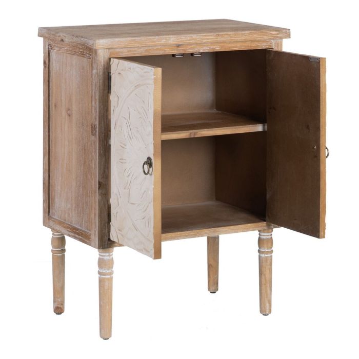Armario SHABBY CHIC 64 x 37 x 86 cm Natural Madera Blanco 10 Armario SHABBY CHIC 64 x 37 x 86 cm Natural Madera Blanco 10