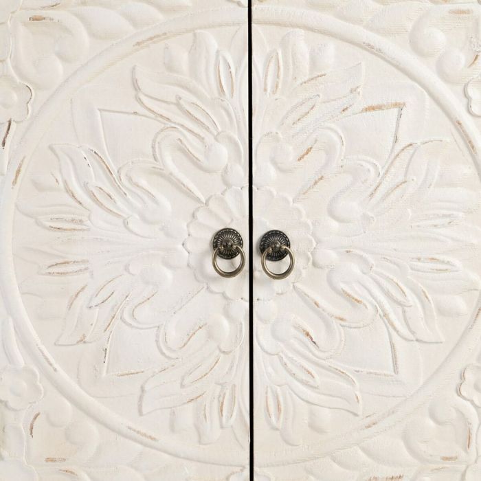 Armario SHABBY CHIC 64 x 37 x 86 cm Natural Madera Blanco 6 Armario SHABBY CHIC 64 x 37 x 86 cm Natural Madera Blanco 6