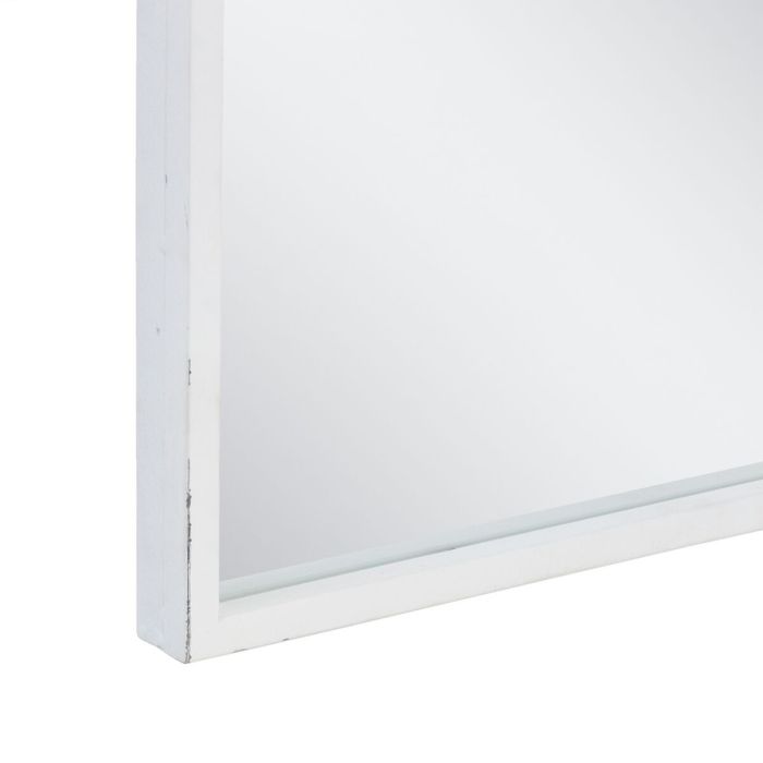 Espejo de pared Blanco Metal Cristal Hierro Ventana 90 x 3 x 120 cm 4 Espejo de pared Blanco Metal Cristal Hierro Ventana 90 x 3 x 120 cm 4