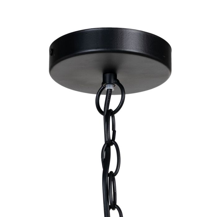 Lámpara de Techo 35 x 35 x 86 cm Negro Metal Madera 1
