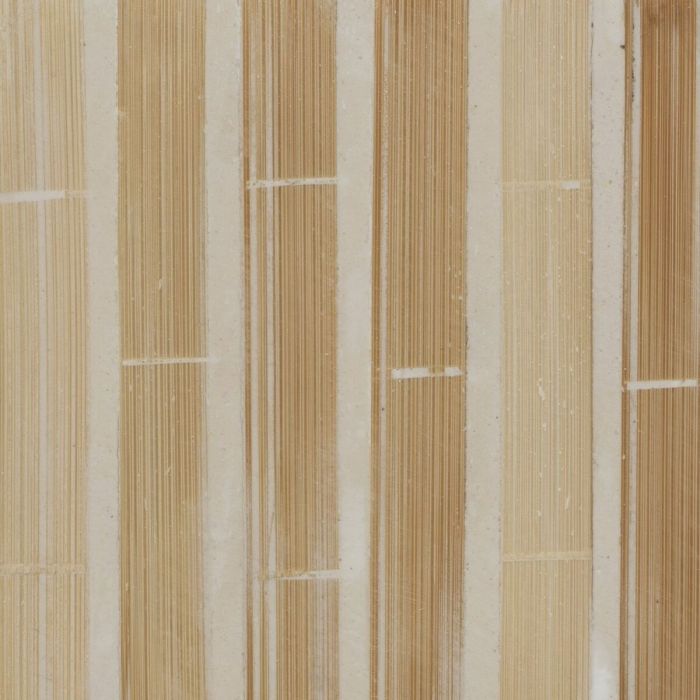 Portavelas Beige Bambú Madera MDF 10,5 x 10,5 x 10,5 cm 2