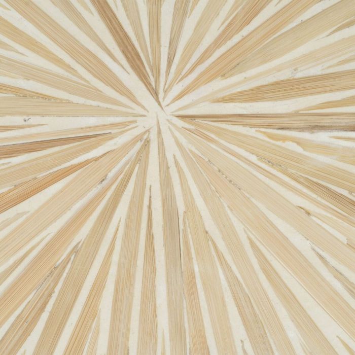Mesa auxiliar 56 x 46 x 58 cm Beige Bambú Madera MDF 3