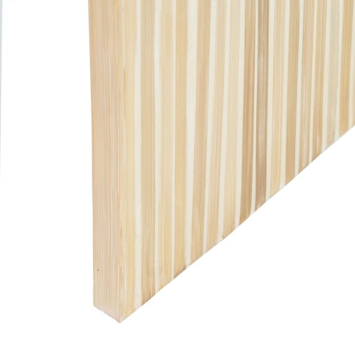 Mesa auxiliar 56 x 46 x 58 cm Beige Bambú Madera MDF 2