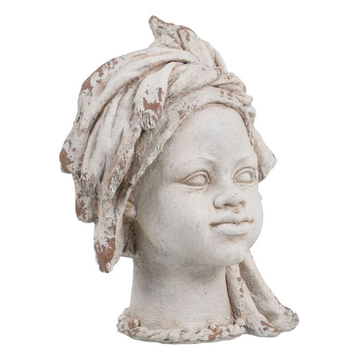 Busto 32 x 28 x 46 cm Resina Africana 7
