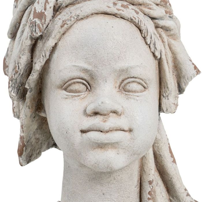 Busto 32 x 28 x 46 cm Resina Africana 5