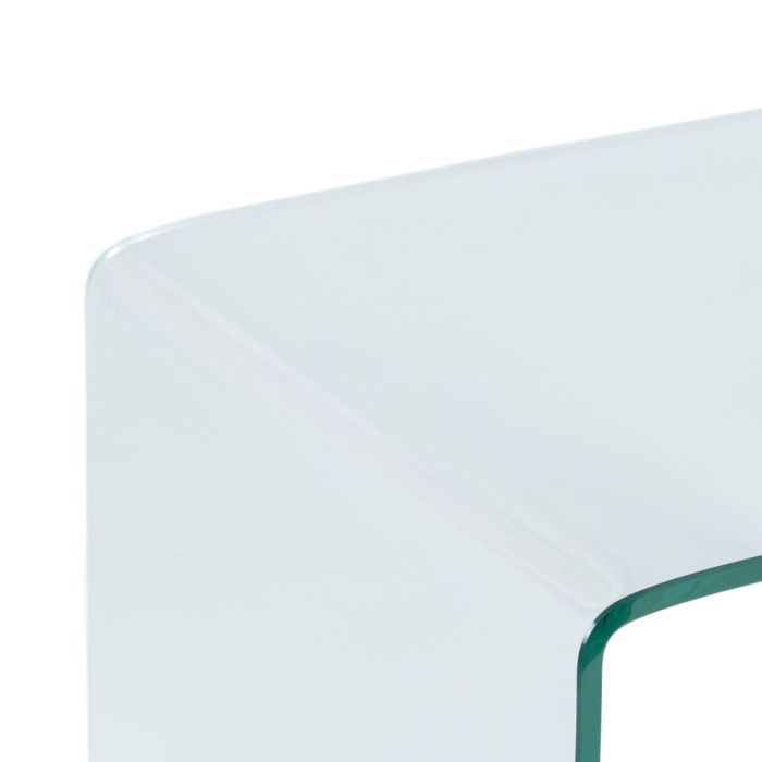 Mesa auxiliar 50 x 45 x 33 cm Transparente (2 Unidades) 5 Mesa auxiliar 50 x 45 x 33 cm Transparente (2 Unidades) 5