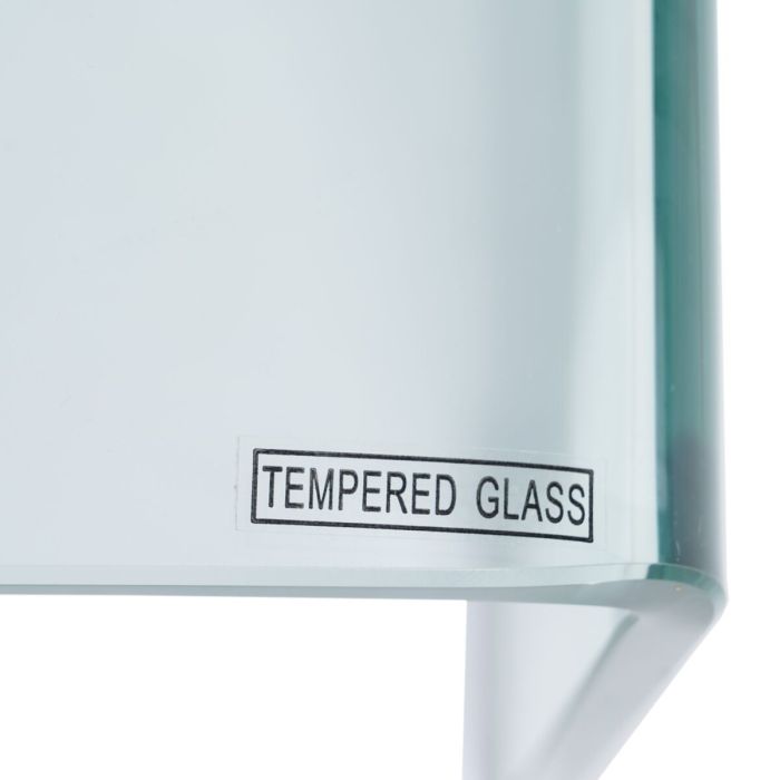 Mesa auxiliar 50 x 45 x 33 cm Transparente (2 Unidades) 4 Mesa auxiliar 50 x 45 x 33 cm Transparente (2 Unidades) 4