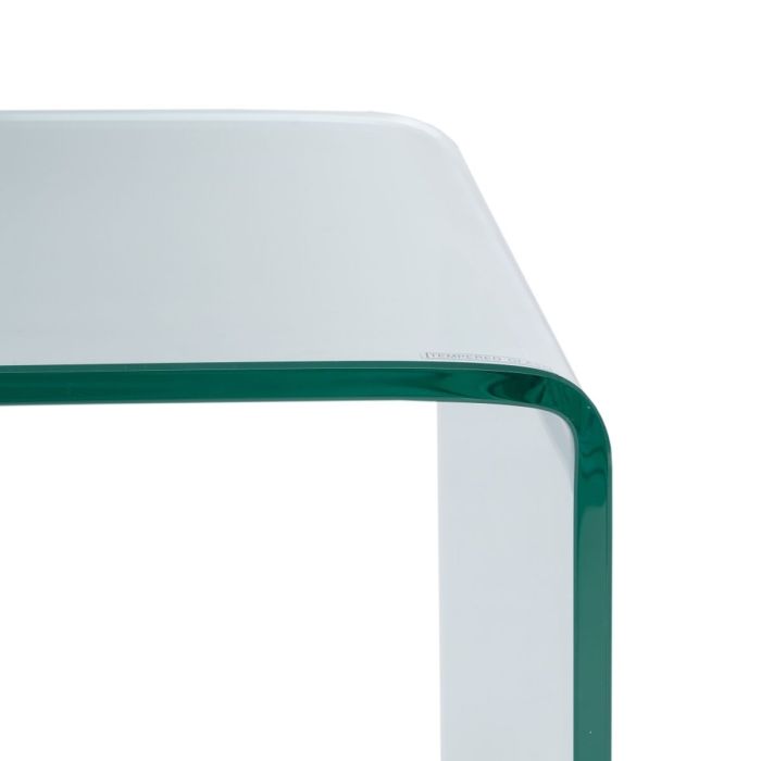 Mesa auxiliar 50 x 45 x 33 cm Transparente (2 Unidades) 3 Mesa auxiliar 50 x 45 x 33 cm Transparente (2 Unidades) 3
