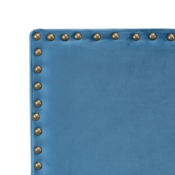 Cabecero de Cama 160 x 6 x 60 cm Tejido Sintético Azul 6