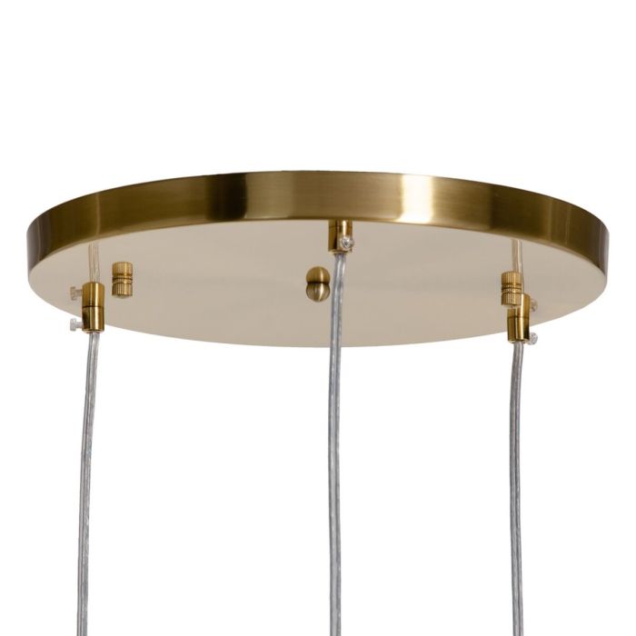 Lámpara de Techo Cristal Dorado Metal 31 x 31 x 45 cm 1