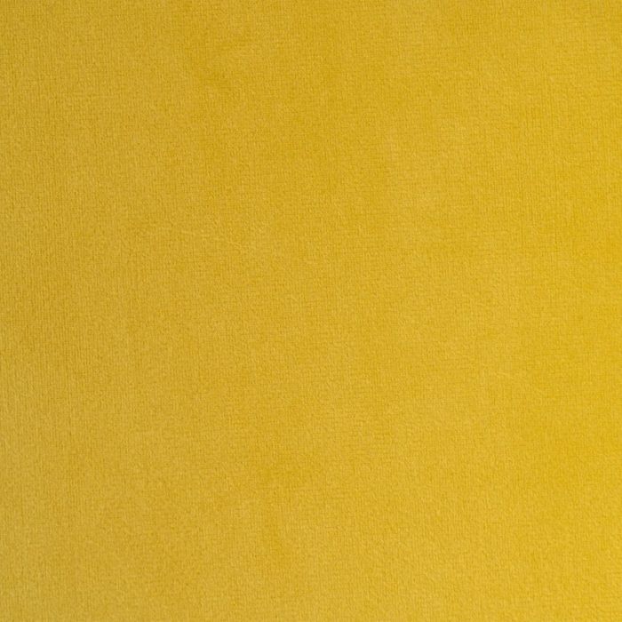 Puff Tejido Sintético Metal Amarillo 40 x 40 x 35 cm 2