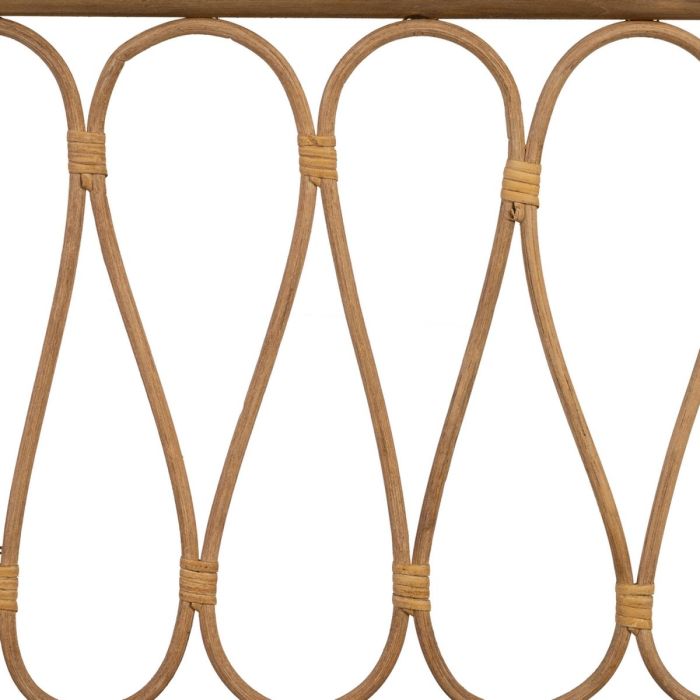 Cabecero de Cama 160 x 60 cm Natural Madera Ratán 4 Cabecero de Cama 160 x 60 cm Natural Madera Ratán 4