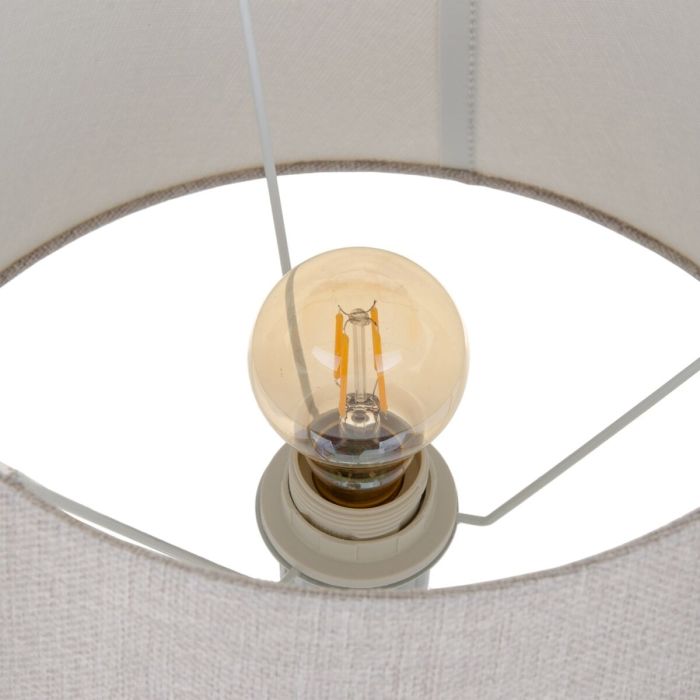 Lámpara de mesa Plateado Cristal 60 W 220 V 240 V 220-240 V 32 x 32 x 57 cm 2