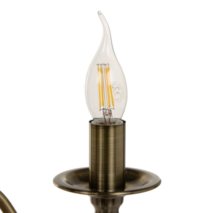 Lámpara de Techo 38 x 38 x 80,5 cm Dorado Metal 2