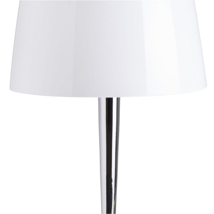 Lámpara de mesa Blanco Plateado Metal Cristal Hierro Hierro/Cristal 60 W 220 V 240 V 220 -240 V 28 x 28 x 56 cm 5
