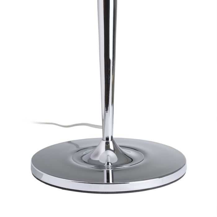 Lámpara de mesa Blanco Plateado Metal Cristal Hierro Hierro/Cristal 60 W 220 V 240 V 220 -240 V 28 x 28 x 56 cm 4
