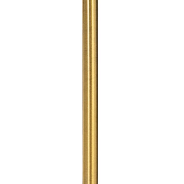 Lámpara de Pie 24 x 17 x 160 cm Cristal Dorado Metal 5