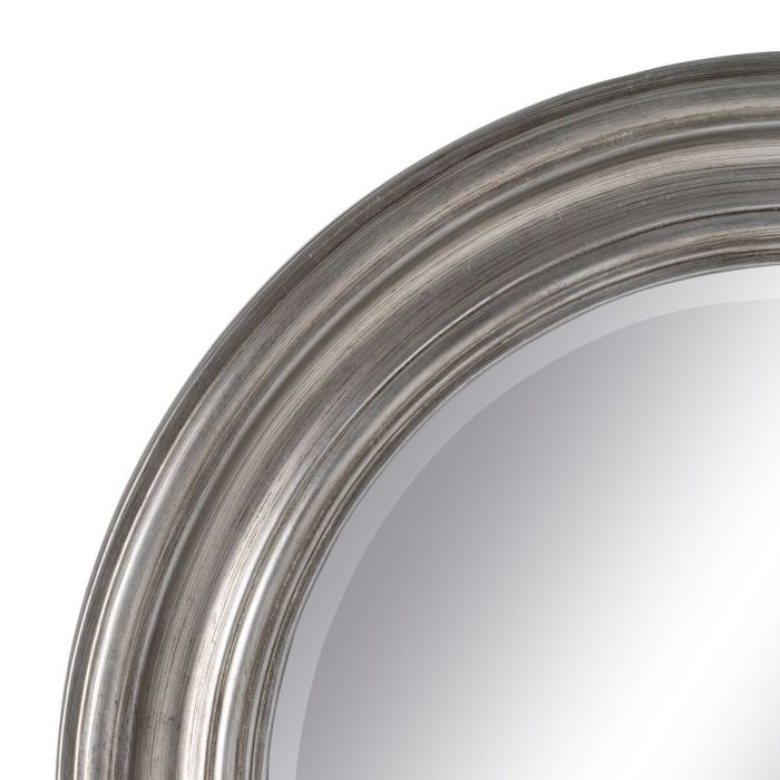 Espejo de pared 53 x 3,5 x 53 cm Cristal Madera Plata 3 Espejo de pared 53 x 3,5 x 53 cm Cristal Madera Plata 3
