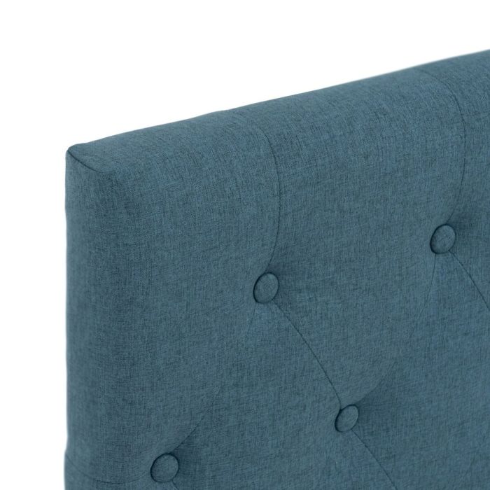 Cabecero de Cama 162 x 10 x 120 cm Azul Madera 4 Cabecero de Cama 162 x 10 x 120 cm Azul Madera 4