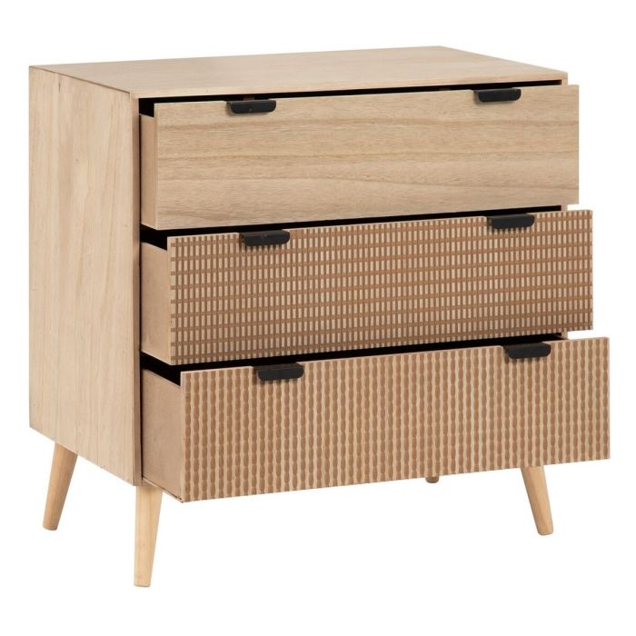Cajonera COFFEE 80 x 40 x 77 cm Madera Café DMF Cajonera COFFEE 80 x 40 x 77 cm Madera Café DMF