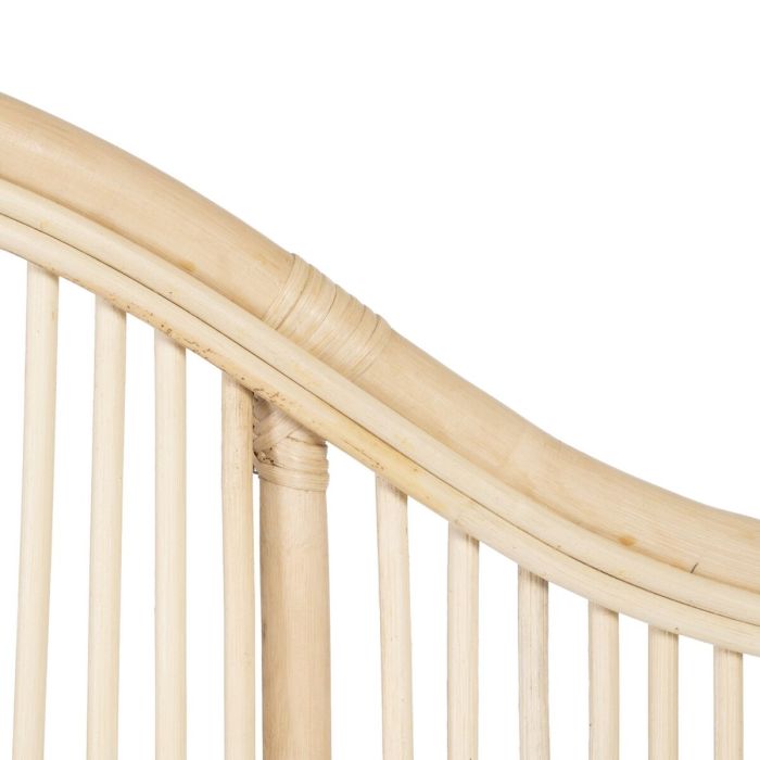Cabecero de Cama 160 x 3 x 125 cm Natural Ratán 4 Cabecero de Cama 160 x 3 x 125 cm Natural Ratán 4