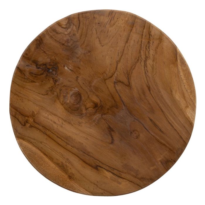 Banqueta AKAR Natural madera de teca 30 x 30 x 45 cm 1