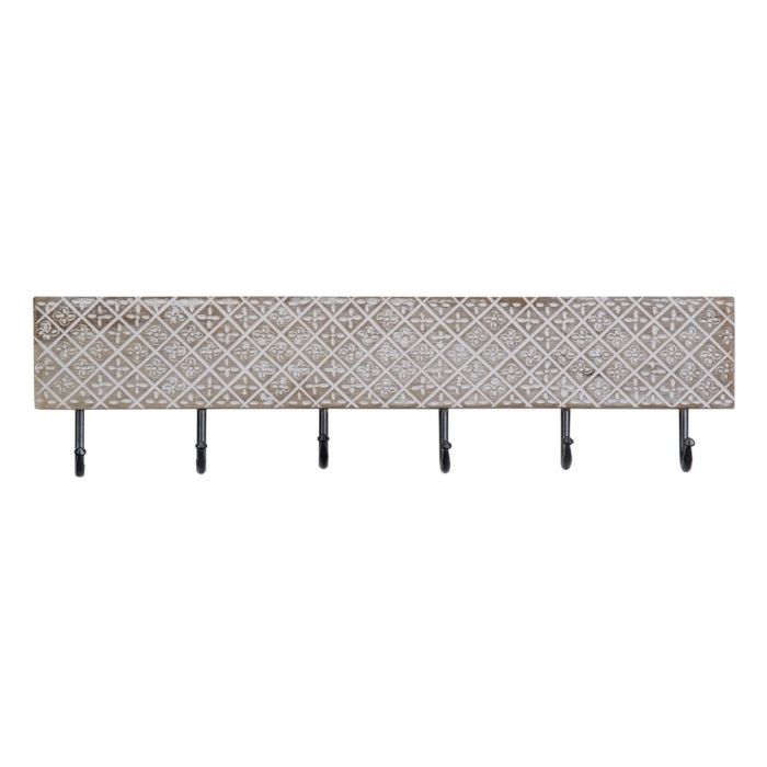 Perchero de Pared Metal Madera