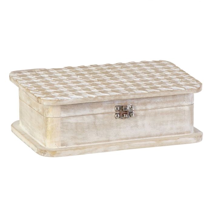 Caja Decorativa 28 x 18 x 9,5 cm Madera de mango (2 Unidades) 6