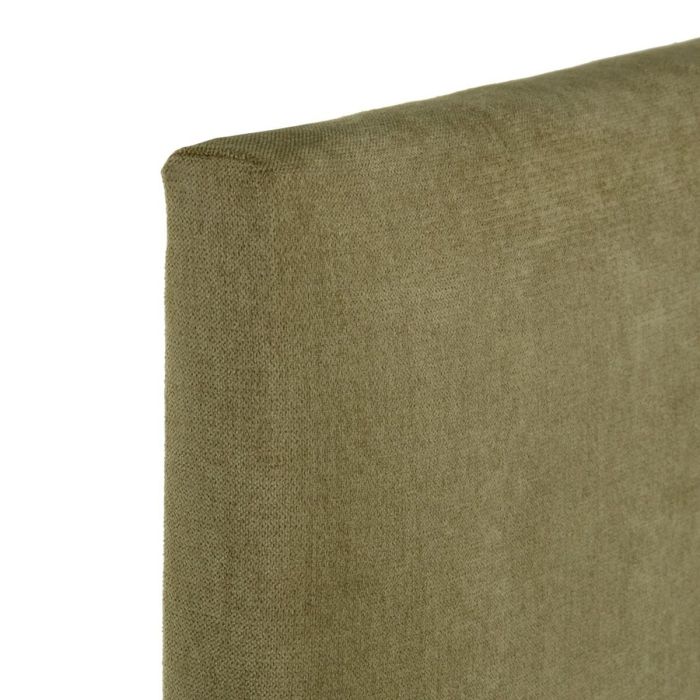 Cabecero de Cama 160 x 4 x 80 cm Tejido Sintético Madera Oliva 2