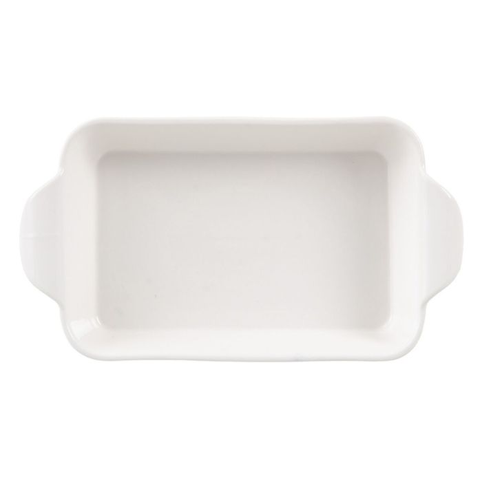 Fuente de Cocina 32 x 17,5 x 5 cm Porcelana Blanco 1 Fuente de Cocina 32 x 17,5 x 5 cm Porcelana Blanco 1