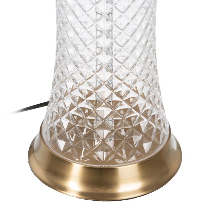 Lámpara de mesa Dorado Lino Metal Hierro 40 W 220 V 35 x 35 x 69 cm 4