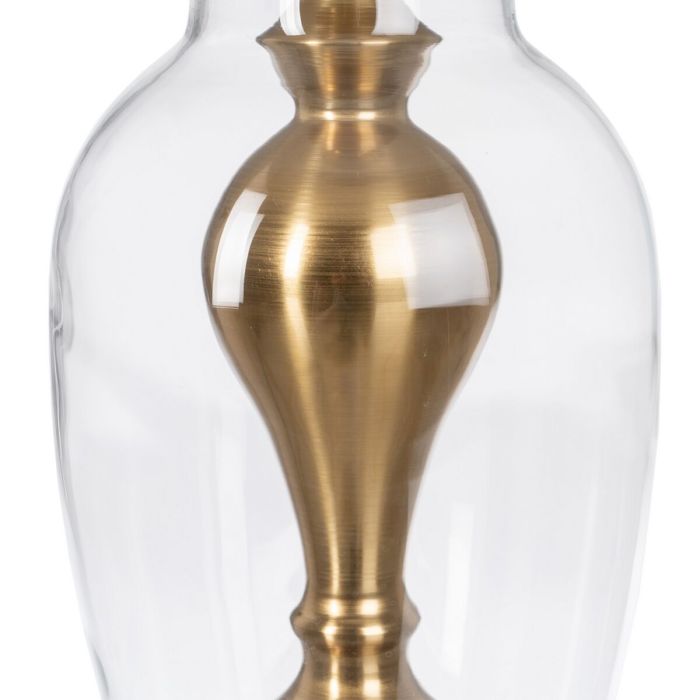 Lámpara de mesa Dorado Lino Metal Hierro 40 W 220 V 33 x 33 x 58 cm 3