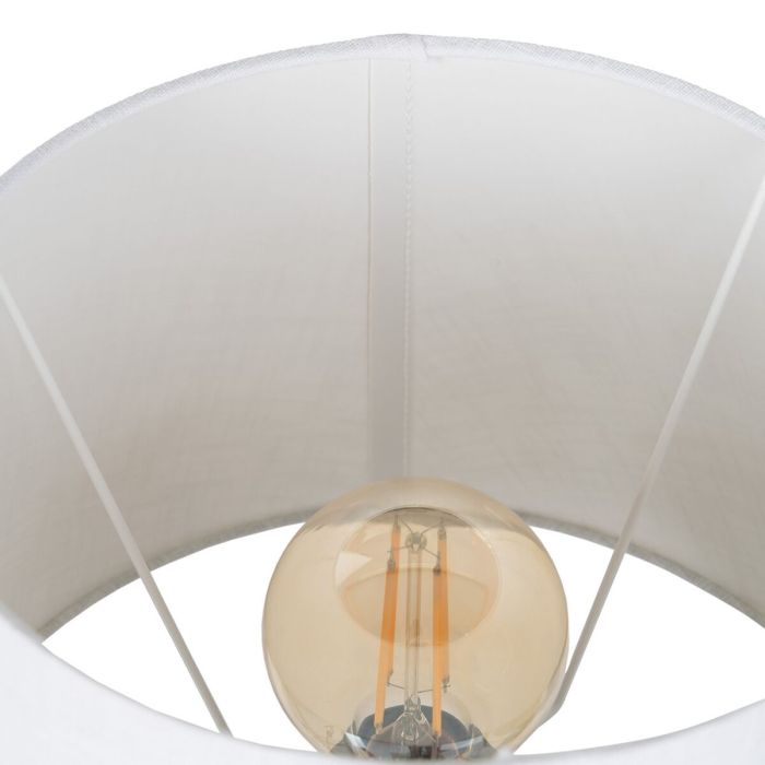 Lámpara de mesa Dorado Lino Metal Hierro 40 W 220 V 30 x 30 x 52 cm 2