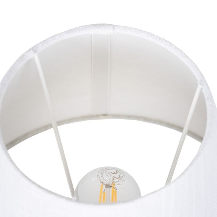 Lámpara de mesa Dorado Lino Metal Hierro 40 W 220 V 25 x 25 x 43 cm 2 Lámpara de mesa Dorado Lino Metal Hierro 40 W 220 V 25 x 25 x 43 cm 2