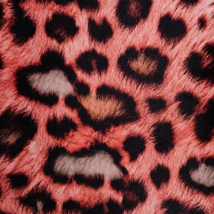 Cojín Naranja Leopardo 45 x 45 cm 3