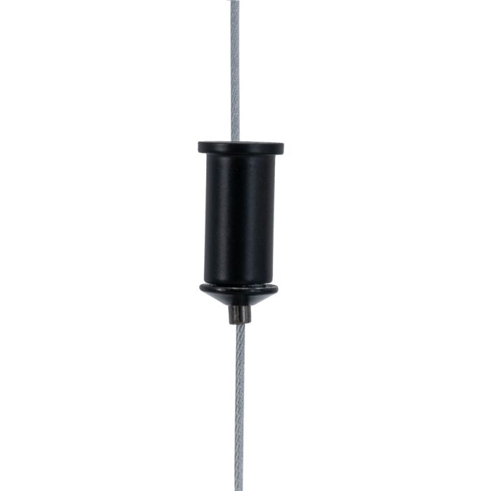 Lámpara de Techo 85 x 15 x 32 cm Cristal Negro Metal 2