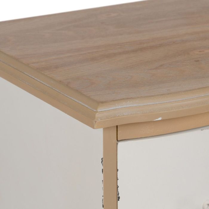 Mesita de Noche 60 x 35 x 55 cm Natural Blanco Madera de abeto 8 Mesita de Noche 60 x 35 x 55 cm Natural Blanco Madera de abeto 8