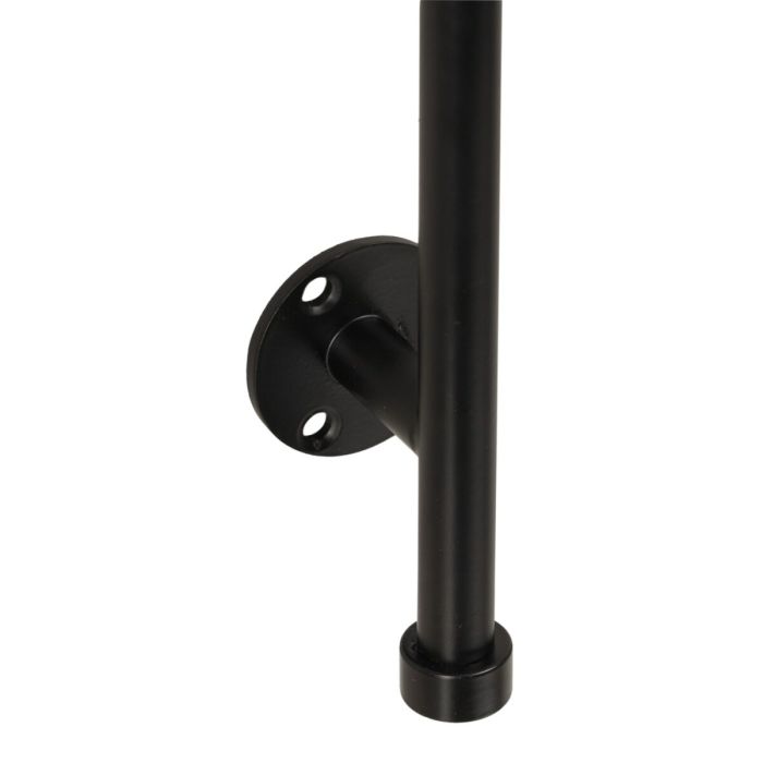 Lámpara de Pared 25 x 37 x 60 cm Tejido Sintético Negro Metal Moderno 3