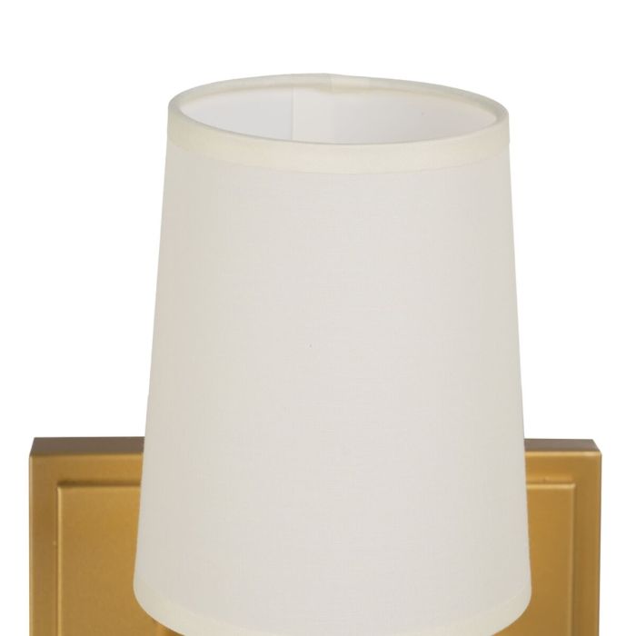 Lámpara de Pared 58 x 20 x 31,5 cm Tejido Sintético Dorado Metal Moderno 3