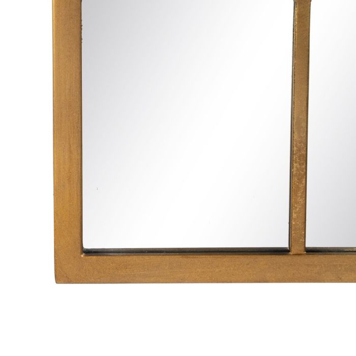 Espejo de pared 65 x 2,5 x 110 cm Dorado Metal Ventana 2