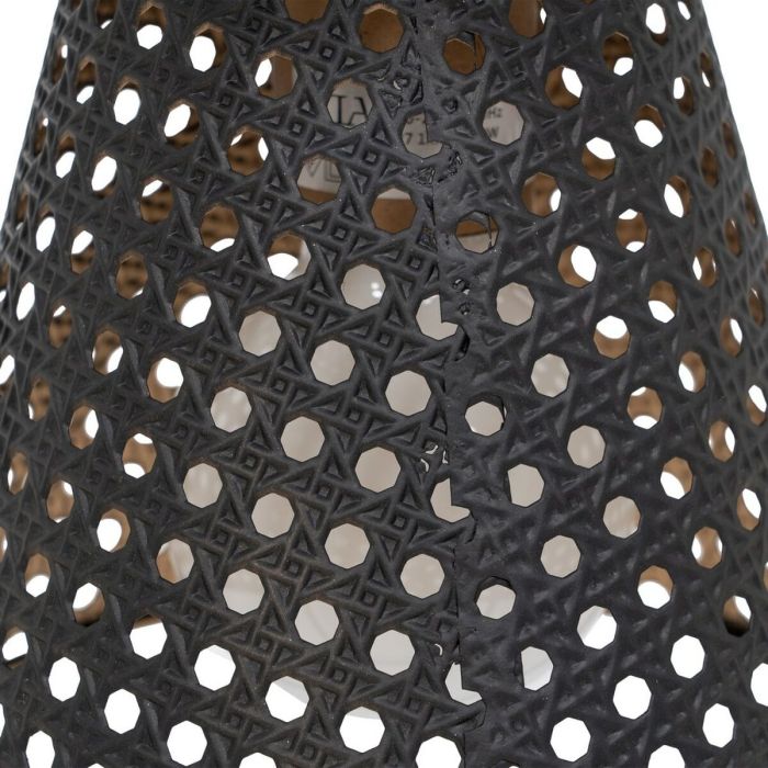 Lámpara de mesa Negro Dorado Metal Hierro 60 W 220 V 240 V 220 -240 V 20 x 20 x 42 cm 3