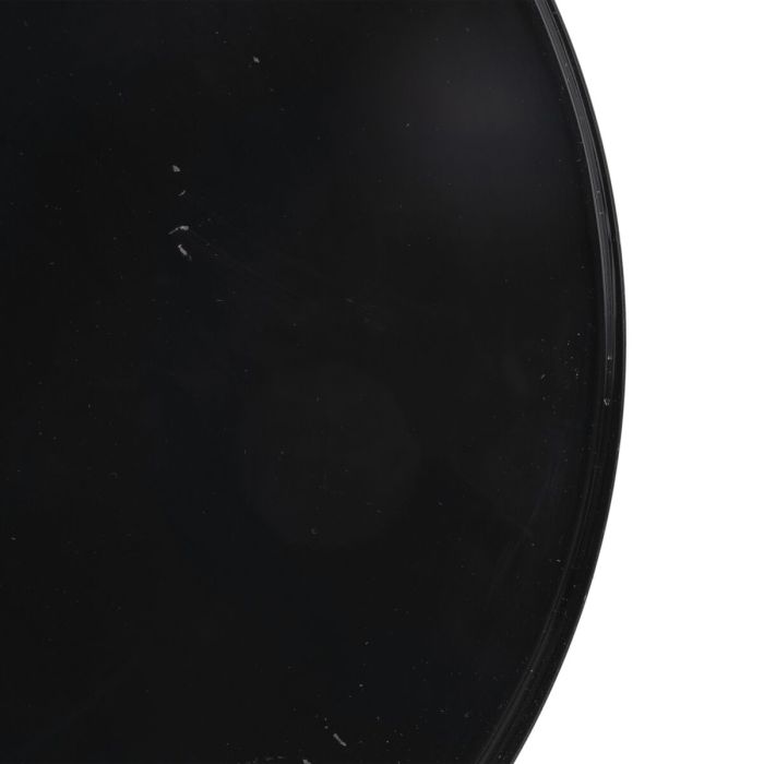 Mesa auxiliar 45 x 45 x 47 cm Cristal Negro Gris Metal 3
