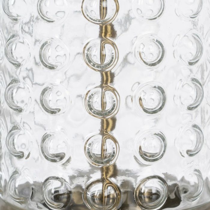 Lámpara de mesa Blanco Dorado Algodón Metal Cristal Latón Hierro 40 W 220 V 240 V 220-240 V 23 x 23 x 51 cm 5