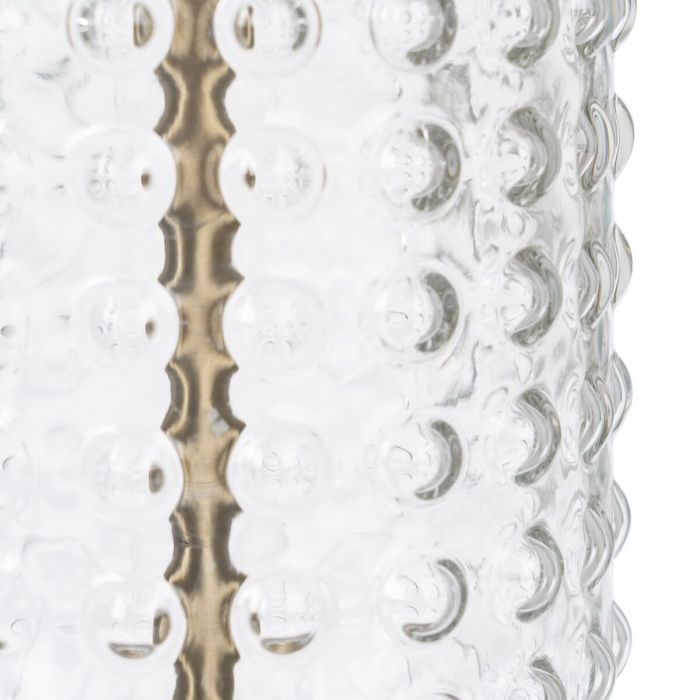 Lámpara de mesa Blanco Dorado Algodón Metal Cristal Latón Hierro 40 W 220 V 240 V 220-240 V 16 x 16 x 36 cm 5
