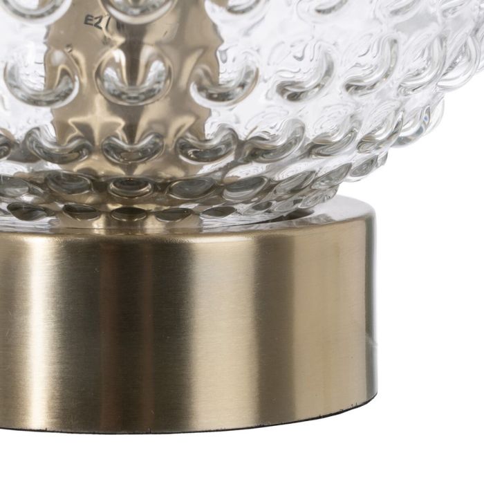 Lámpara de mesa Dorado Metal Cristal Latón Hierro 40 W 220 V 240 V 220-240 V 20 x 20 x 22 cm 2