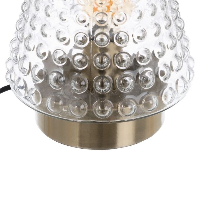 Lámpara de mesa Dorado Metal Cristal Latón Hierro 40 W 220 V 240 V 220-240 V 18 x 18 x 23 cm 3