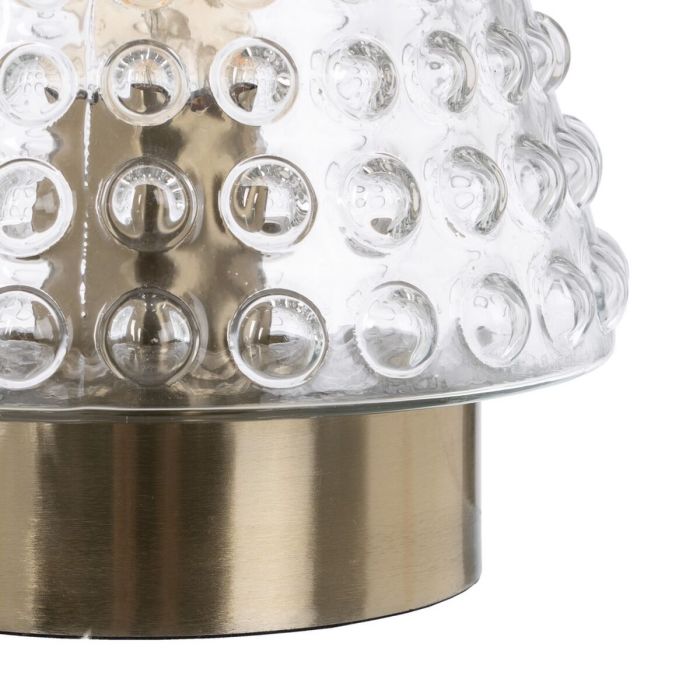 Lámpara de mesa Dorado Metal Cristal Latón Hierro 40 W 220 V 240 V 220-240 V 18 x 18 x 23 cm 2