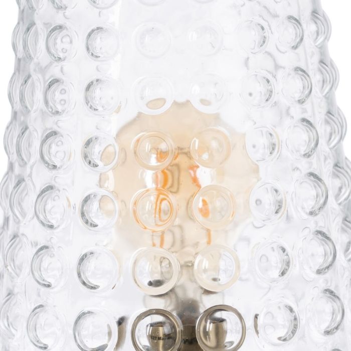 Lámpara de mesa Dorado Metal Cristal Latón Hierro 40 W 220 V 240 V 220-240 V 17 x 17 x 26 cm 4